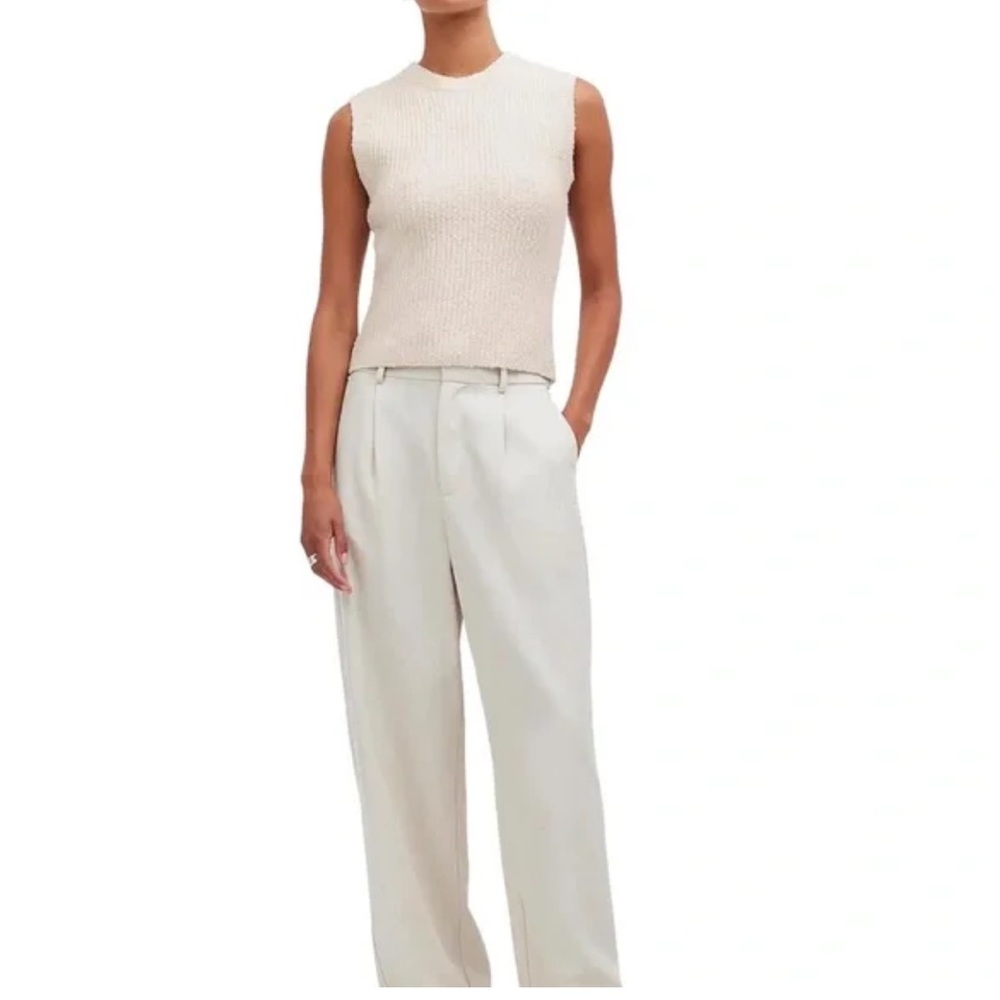 Madewell textured sweater tank NWT